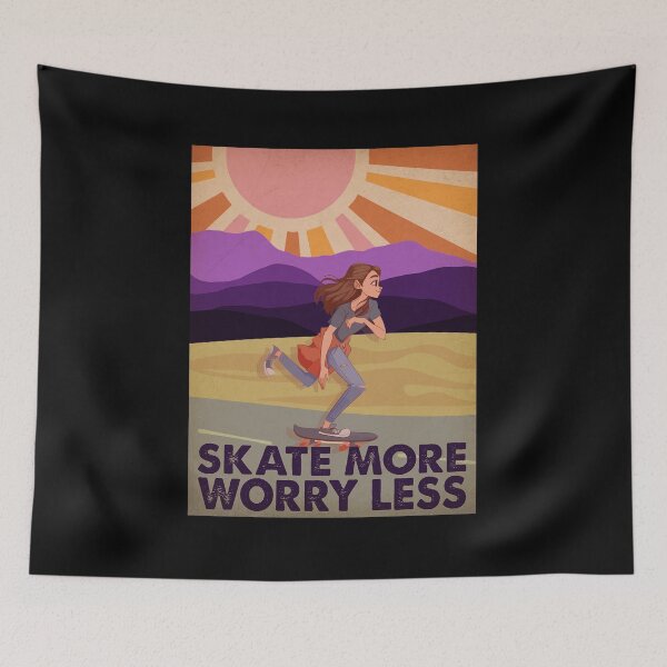 Item preview, Skate More Worry Less designed and sold by livasyczosek3.