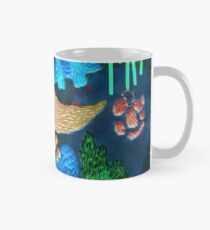 Taza bordado abstracto