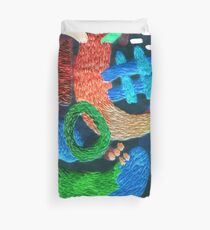 abstract embroidery Duvet Cover