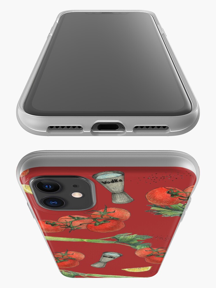 Alternate view of bloody mary recipe iPhone Case & Cover
