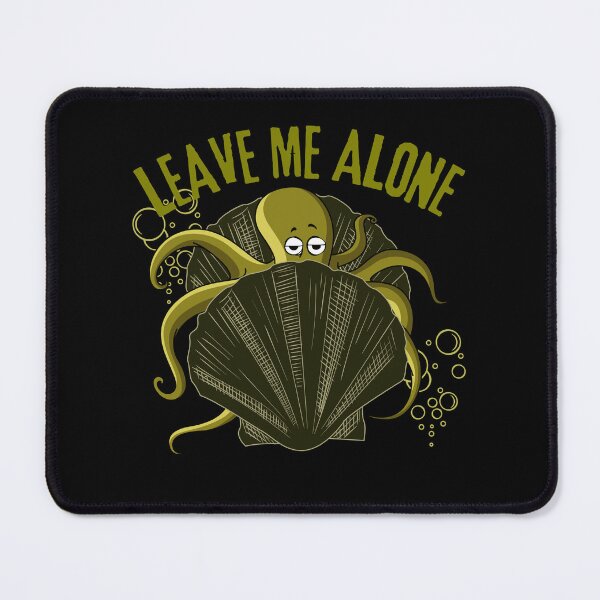 Item preview, Live me alone funny introvert octopus in shell designed and sold by reka88.
