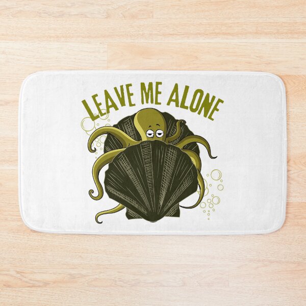 Item preview, Live me alone funny introvert octopus in shell designed and sold by reka88.
