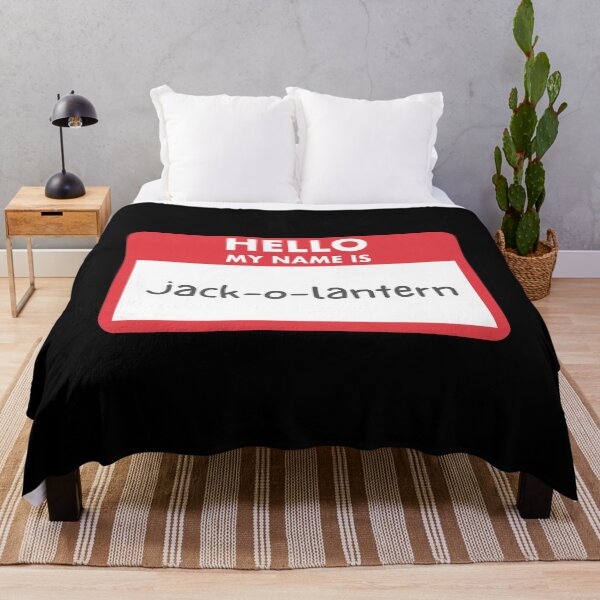 Item preview, Hello My Name is Jack o lantern designed and sold by Pixelish.
