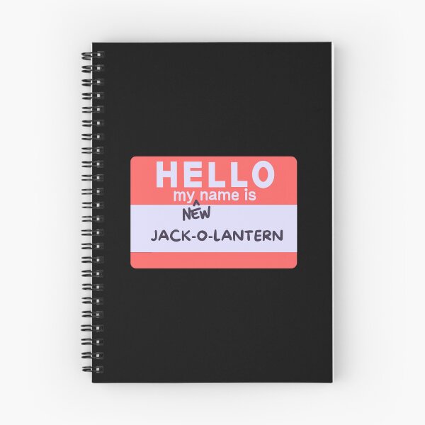 Item preview, Hello My New Name is Jack o lantern designed and sold by Pixelish.