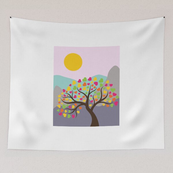 Item preview, Abstract Landscape With a Heart designed and sold by Gaynor Burrows.