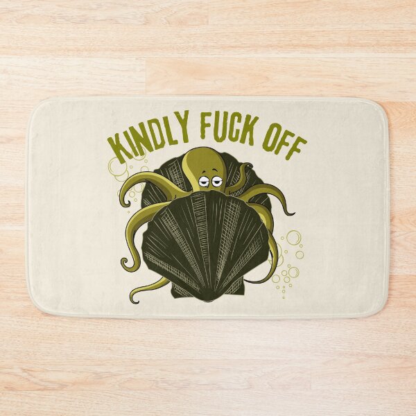 Item preview, Kindly fuck off funny octopus in shell designed and sold by reka88.