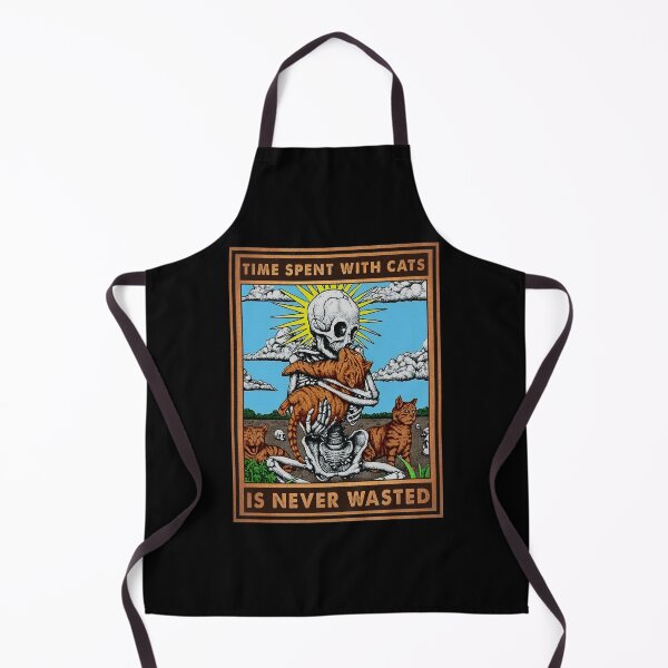 Item preview, Skeleton Hug Cat Canvas Prints Time Spent With Cats Is Never Wasted designed and sold by livasyczosek3.