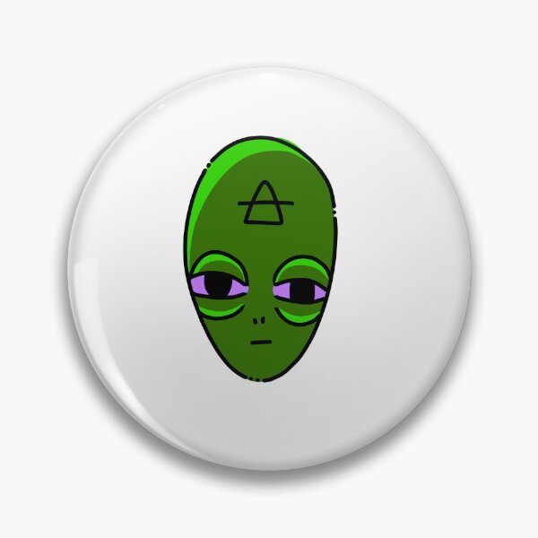Item preview, high Green alien cute gift designed and sold by AnanasArt.