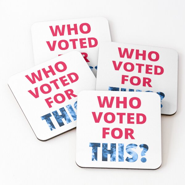 Item preview, NDVH Who voted for this? designed and sold by Nik’s T-Shirts.
