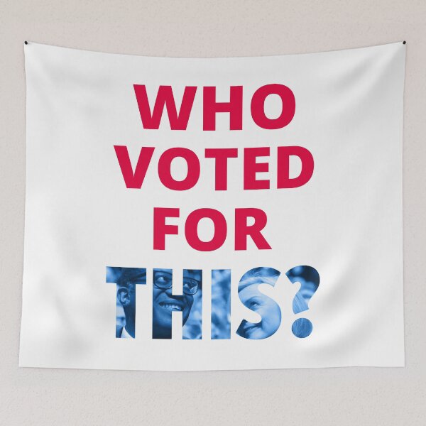 Item preview, NDVH Who voted for this? designed and sold by Nik’s T-Shirts.