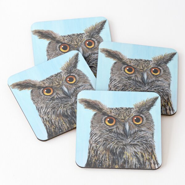 Item preview, Long Eared Owl designed and sold by Moorcatstudio.