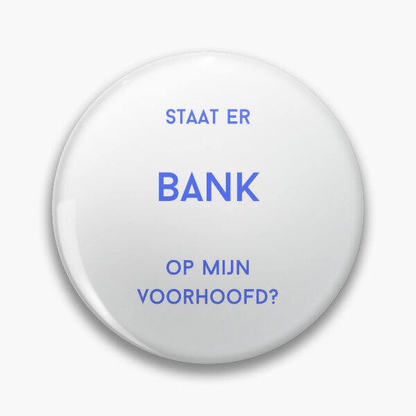 Item preview, Staat er bank op mijn voorhoofd designed and sold by LivingWabiSabi.