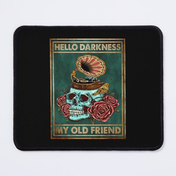 Item preview, Skull Hello Darkness My Old Friend designed and sold by livasyczosek3.