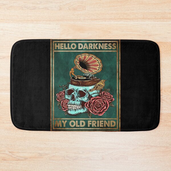 Item preview, Skull Hello Darkness My Old Friend designed and sold by livasyczosek3.