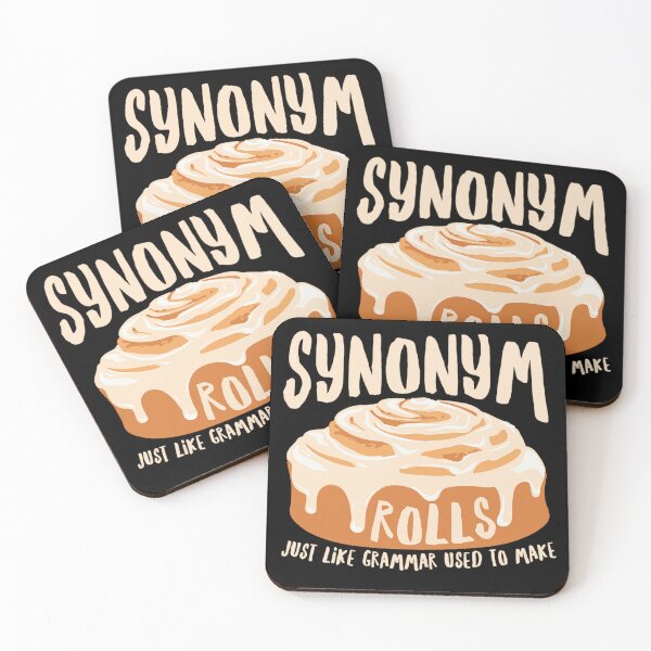 Item preview, Synonym rolls funny grammar lover pun designed and sold by selimane.