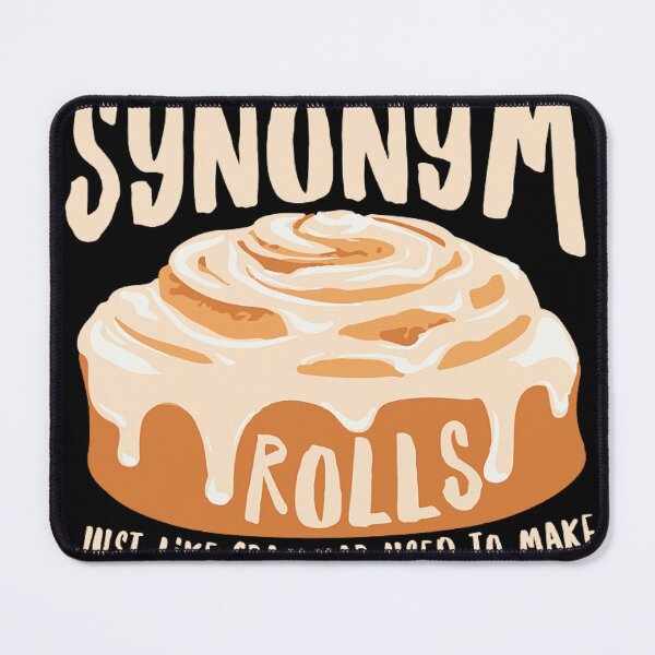 Item preview, Synonym rolls funny grammar lover pun designed and sold by selimane.