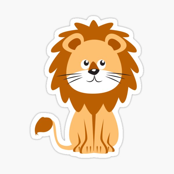 Simba the Lion Sticker