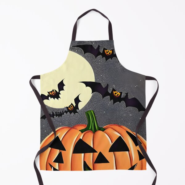 Item preview, Moon, Bats and Jack-o-Lantern designed and sold by pinkal.