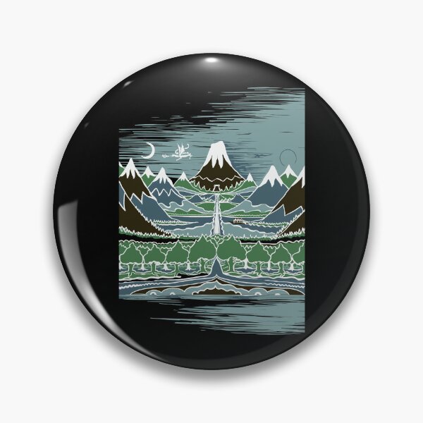 Item preview, A Halflings journey on a mountain path through an elven wood in the style of J.R.R.Tolkien designed and sold by Cauliflowera.