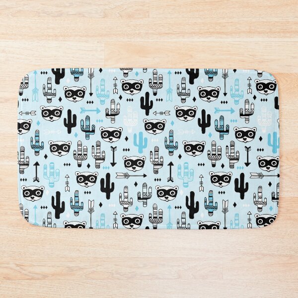 Item preview, Raccoon Bandit Wild West - Blue designed and sold by Rainbows Galore.