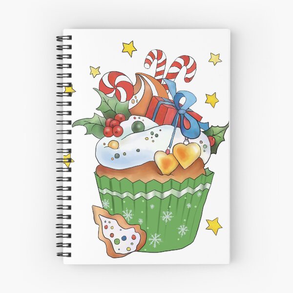 Item preview, colorful christmas muffin designed and sold by Blumchen.