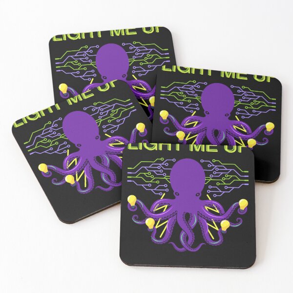 Item preview, Funny electrician octopus  designed and sold by reka88.