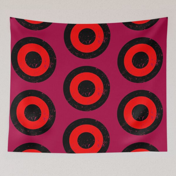 Item preview, Vintage Black and Red Roundel (Opt.1/2) designed and sold by Irish-Nostalgia.