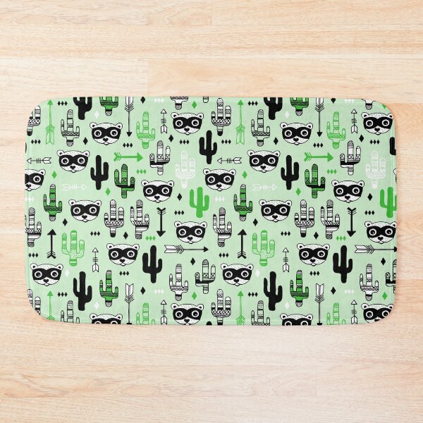Item preview, Raccoon Bandit Wild West - Green designed and sold by Rainbows Galore.