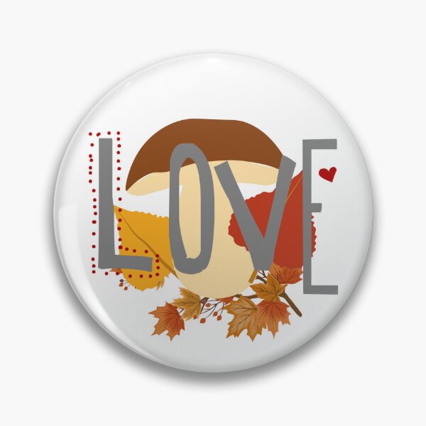Item preview, Love Muschrooms and autumn designed and sold by HarriPaloma.