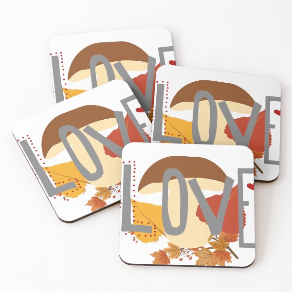 Item preview, Love Muschrooms and autumn designed and sold by HarriPaloma.