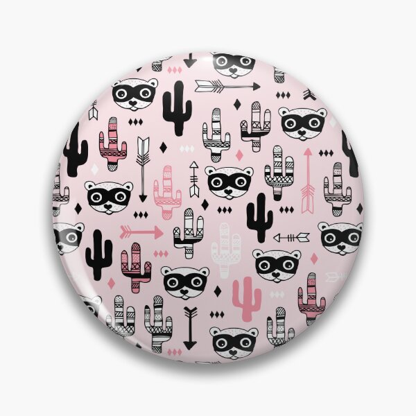 Item preview, Raccoon Bandit Wild West - Pink designed and sold by Rainbows Galore.