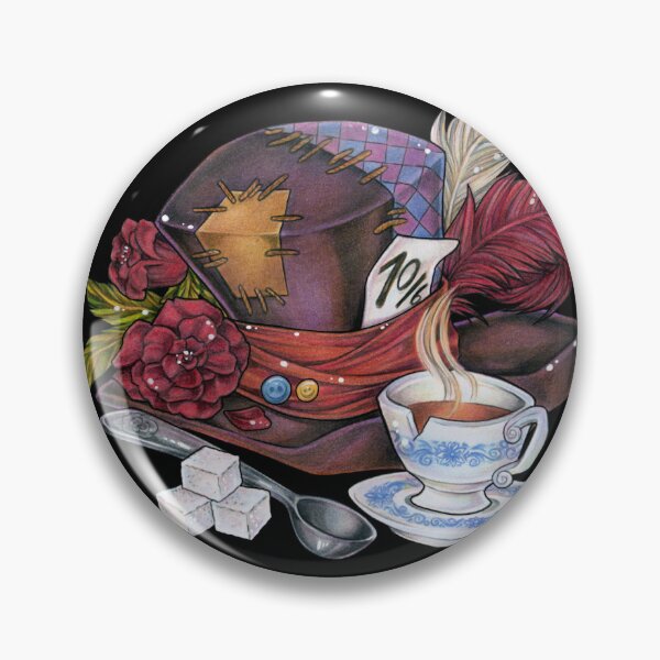 Item preview, Alice in Wonderland Mad Hatter Teacup designed and sold by ZadzeneaArt.