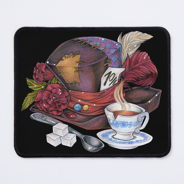 Item preview, Alice in Wonderland Mad Hatter Teacup designed and sold by ZadzeneaArt.