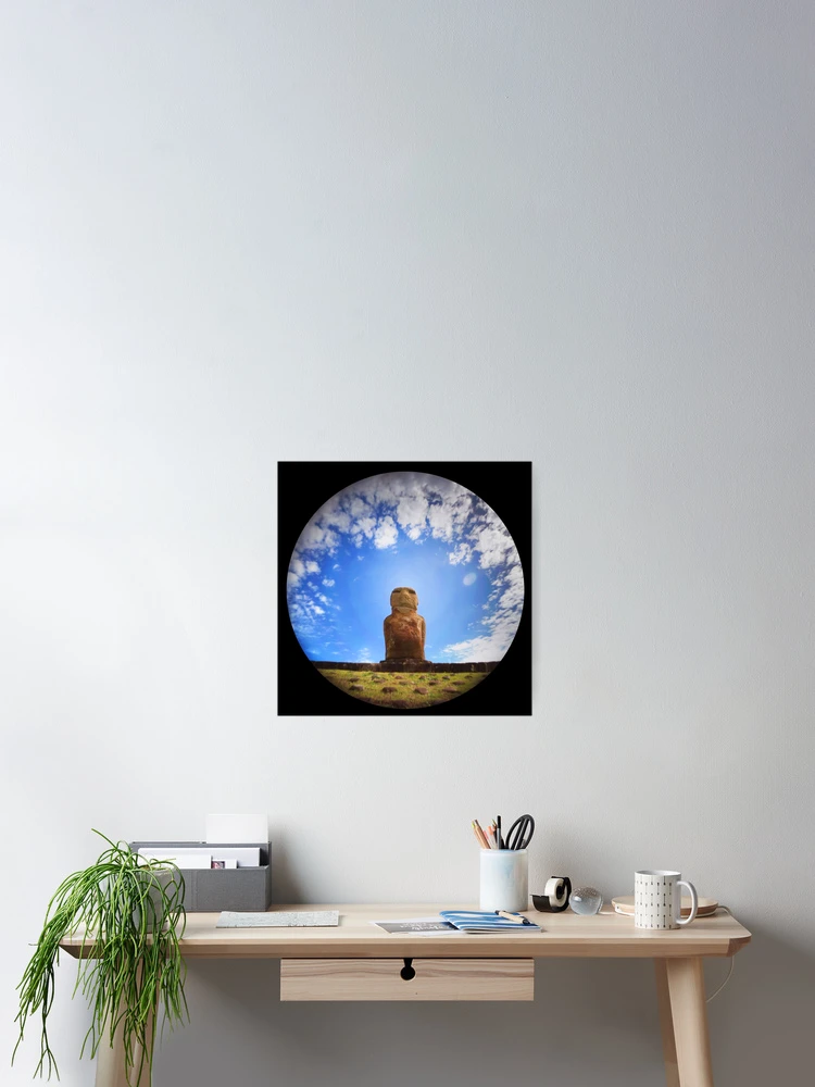 Thumbnail 2 of 3, Poster, dynamic moai designed and sold by RiveRivera.