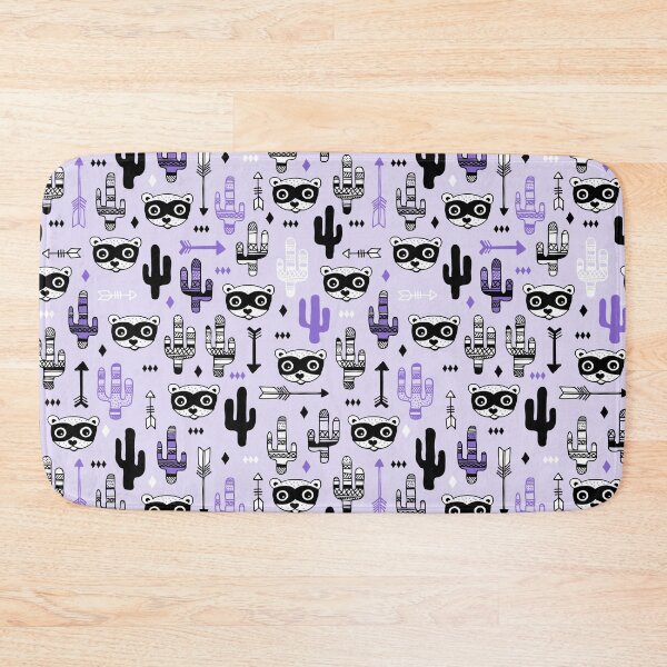 Item preview, Raccoon Bandit Wild West - Purple designed and sold by Rainbows Galore.