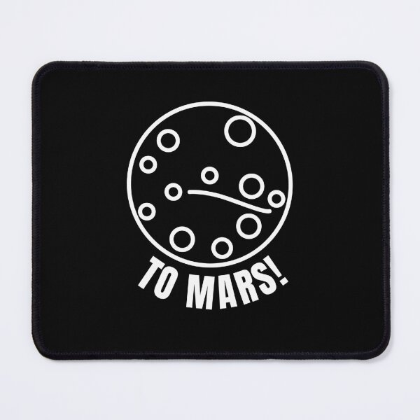 Item preview, To Mars! (WHITE DESIGN) designed and sold by EleannaInSpace.
