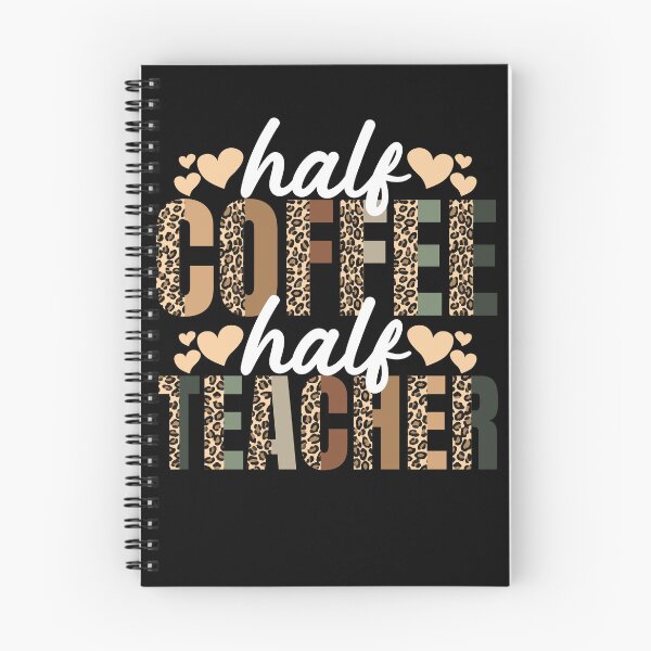 Item preview, Half Coffee Half Teacher Funny Coffee Teacher Gift Teacher Gear designed and sold by DynamicDesign.