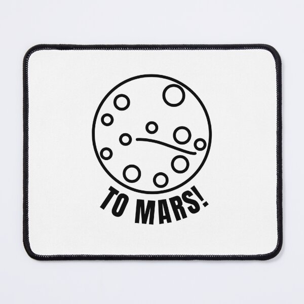 Item preview, To Mars! (BLACK DESIGN) designed and sold by EleannaInSpace.