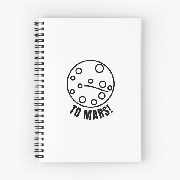 Item preview, To Mars! (BLACK DESIGN) designed and sold by EleannaInSpace.