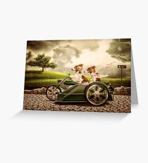 Zoom zoom zoom! Greeting Card