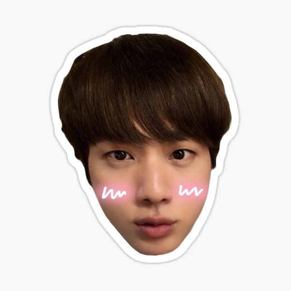 BTS JIN 4カットロングステッカー BTS JIN 4カットロングステッカー