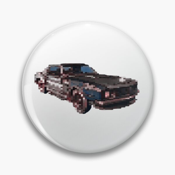 Item preview, Clementine's Muscle Car | TWDG: Season 4 (pixelated variant, blue) designed and sold by VoltageStone.