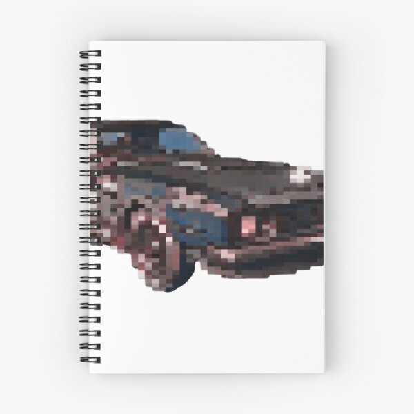 Item preview, Clementine's Muscle Car | TWDG: Season 4 (pixelated variant, blue) designed and sold by VoltageStone.