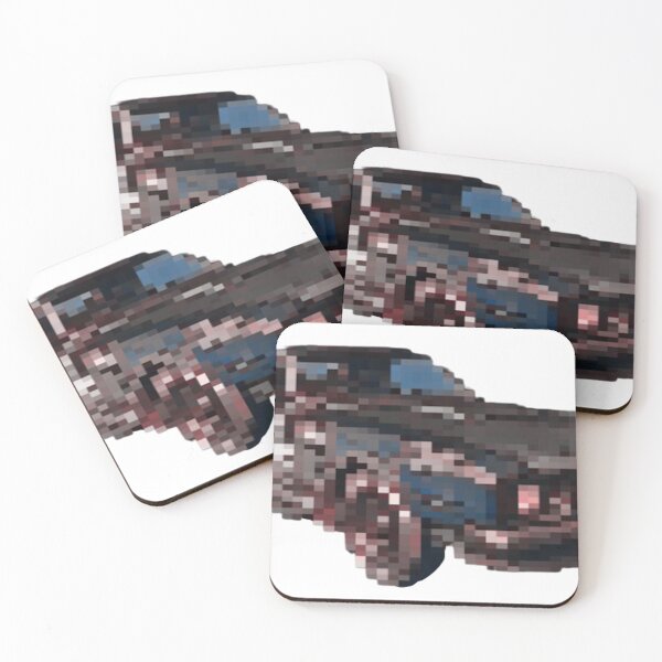 Item preview, Clementine's Muscle Car | TWDG: Season 4 (pixelated variant, blue) designed and sold by VoltageStone.