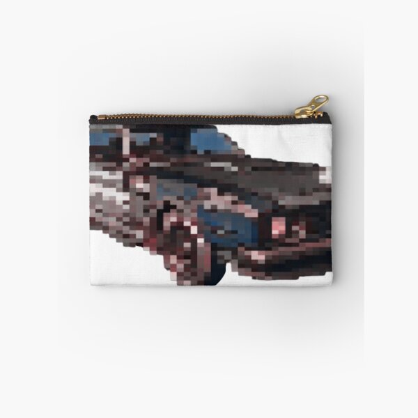 Aperçu de l'œuvre Muscle Car de Clémentine | TWDG : Saison 4 (variante pixélisée, bleu) créée et vendue par VoltageStone.