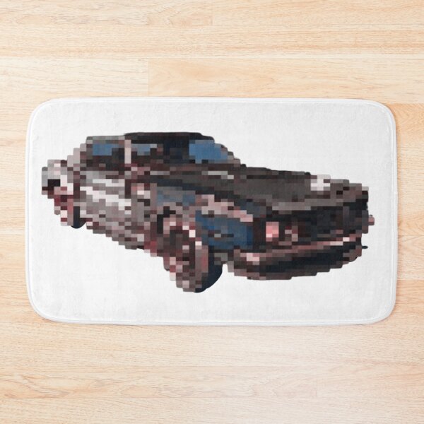 Item preview, Clementine's Muscle Car | TWDG: Season 4 (pixelated variant, blue) designed and sold by VoltageStone.
