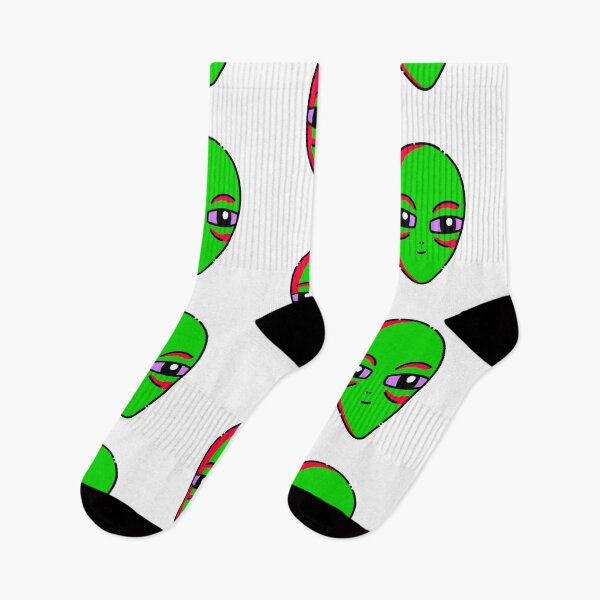 Item preview, little high green alien cute gift designed and sold by AnanasArt.