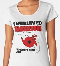 I survived hurricane Irma - Irmageddon Women's Premium T-Shirt