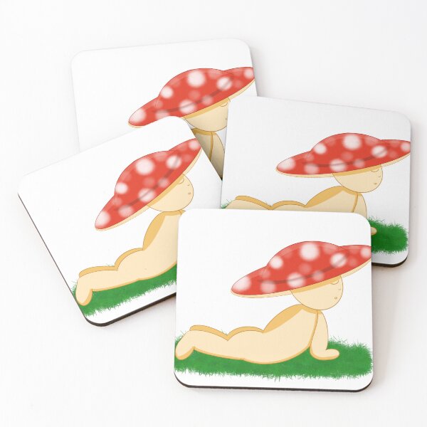 Item preview, Mushroom Child Pose designed and sold by Redheadshiitake.