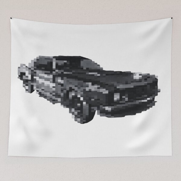 Item preview, Clementine's Muscle Car | TWDG: Season 4 (pixelated variant, grey) designed and sold by VoltageStone.